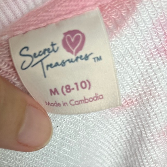 Pink Tie-Dye Women's oversized sweatshirt - Picture 7 of 7